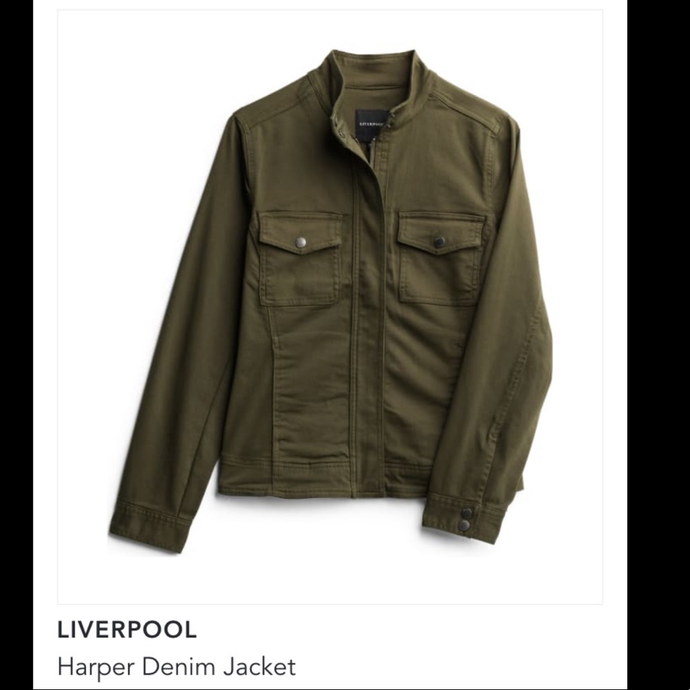 NWT Liverpool denim jacket